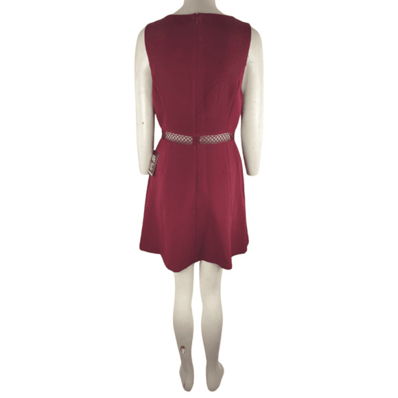 Express women's wine short dress size 8 - Picture 2 of 2